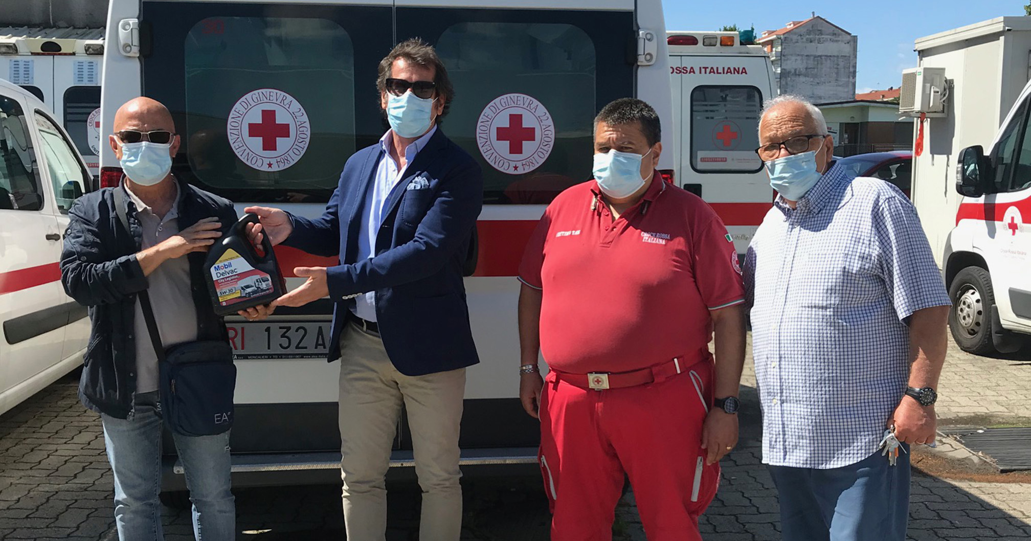 Le consegne di T&B Group,  Authorized MobilTM Distributor, iniziano al Comitato di Settimo Torinese della Croce Rossa Italiana